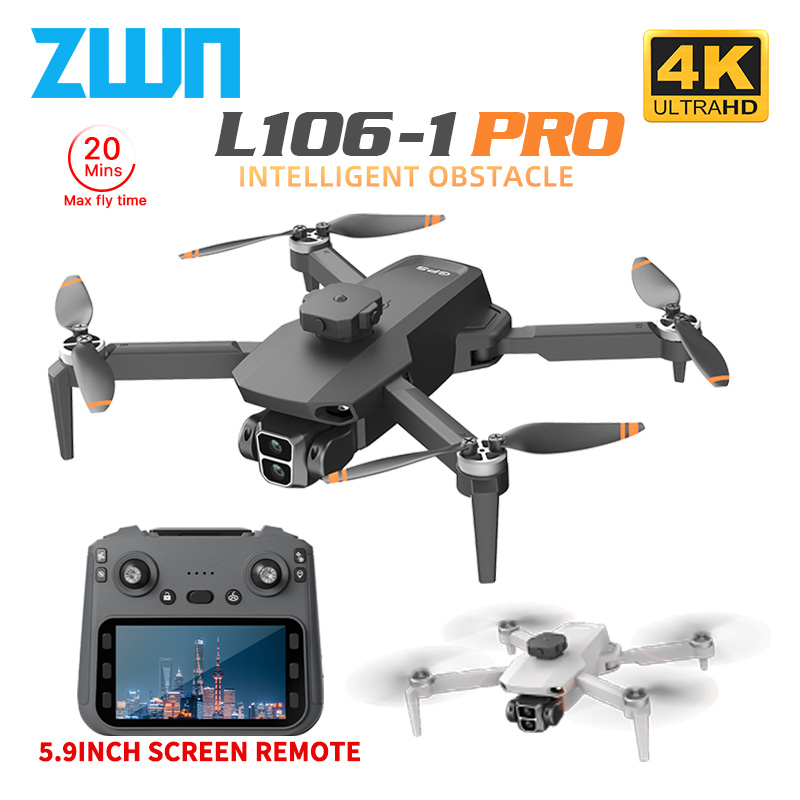 Drone Kit Professional - L106-1PRO GPS طائرة بدون طيار احترافية