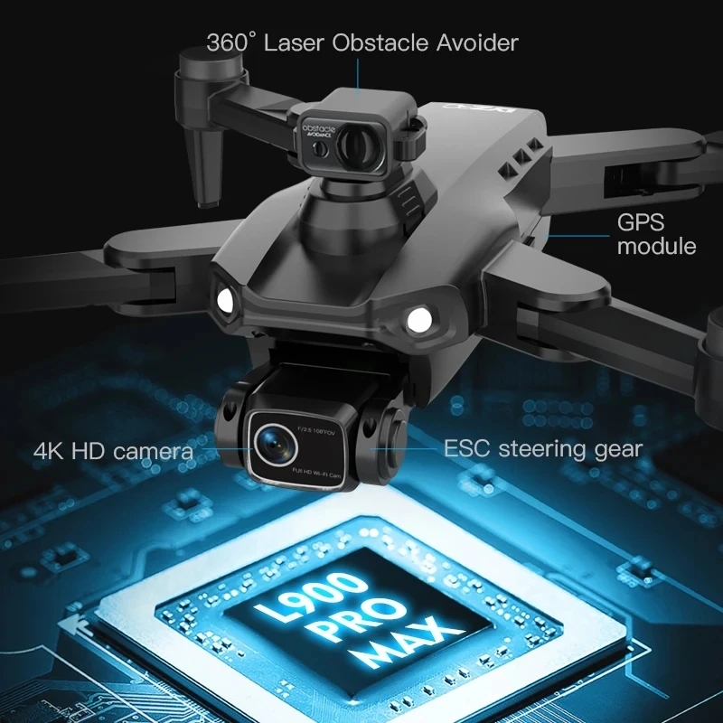 L900 Pro MAX GPS Drone 4K Prof - مراجعة Drone Kit Professional وسعره