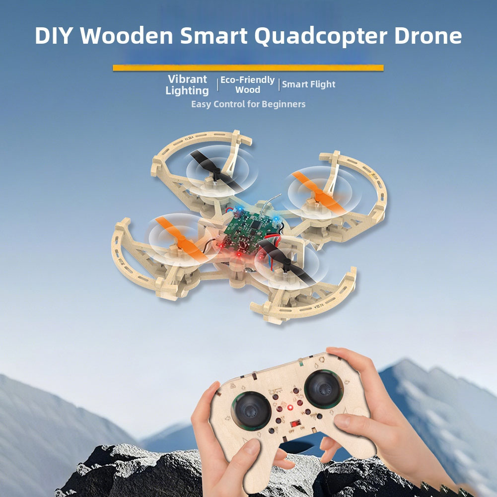 طائرة بدون طيار خشبية للتحكم ع - مراجعة Drone Kit Octocopter وسعره