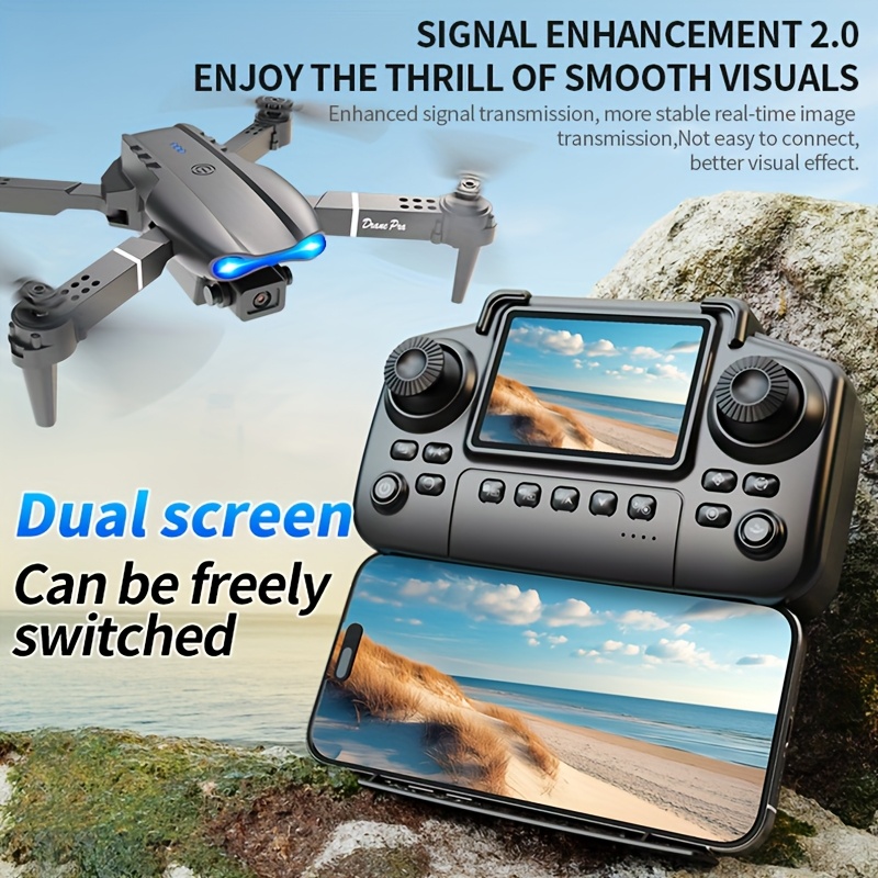 طائرة E99 PRO MAX بدون طيار قا - مراجعة Drone Kit Octocopter وسعره